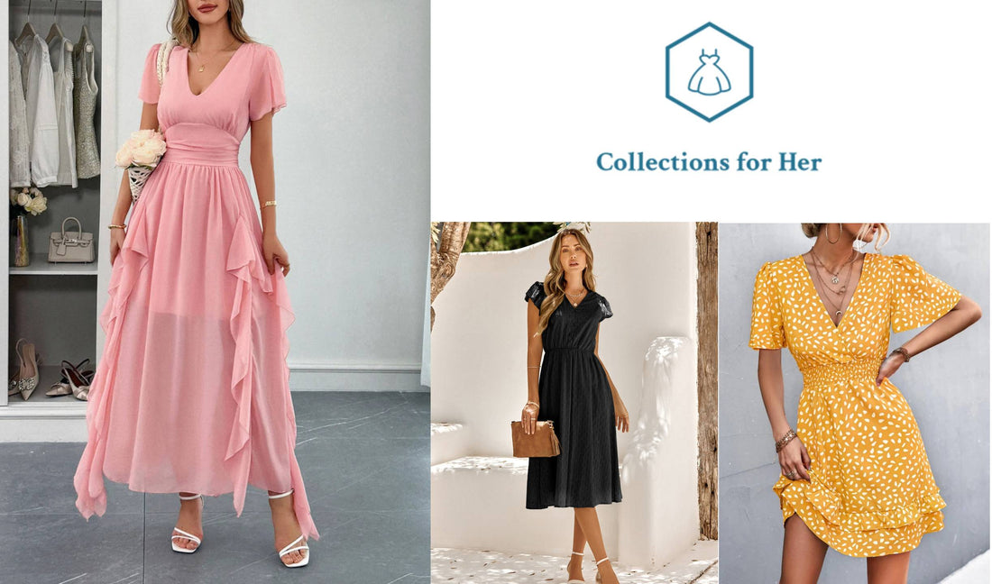 The Timeless Charm of the V-Neck Flutter Sleeve Dress