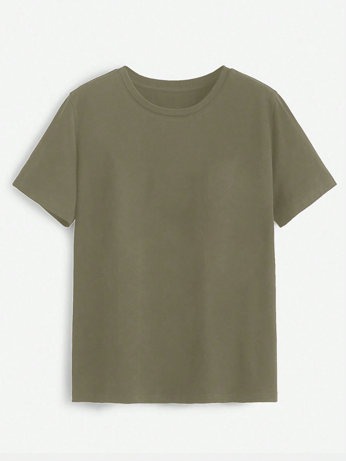 Rose Round Neck Short Sleeve T-Shirt