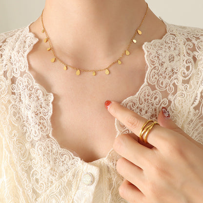 Titanium Steel Charm Necklace