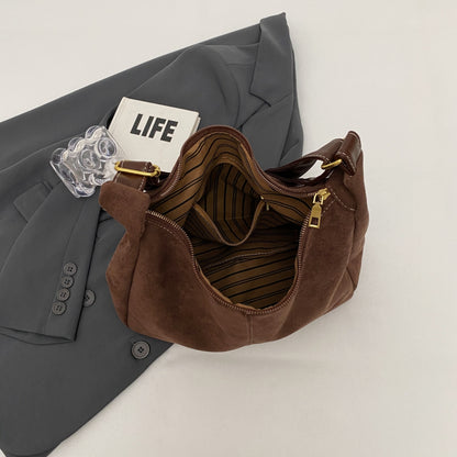 Suede Shoulder Bag