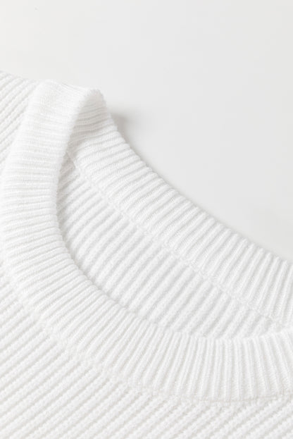 HELLO PUMPKIN Round Neck Long Sleeve Sweater