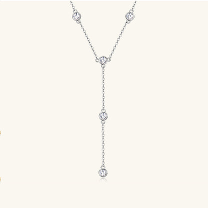1.1 Carat Moissanite 925 Sterling Silver Necklace