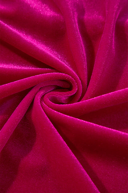 Frill Round Neck Long Sleeve Top and Pants Set