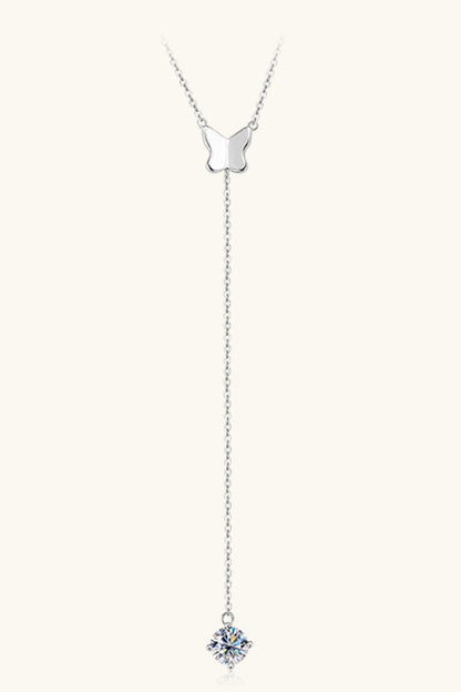 1 Carat Moissanite 925 Sterling Silver Necklace